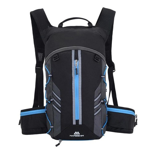 러닝 사이클링 팩 수화 팩 가방 어깨 가방 홀더 캐리어 스포츠 물 가방 운반 Daypack 배낭, 25x10x44cm, 나일론, 블루