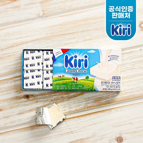 끼리 크림치즈 포션 6p 플레인 10개