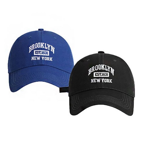 리츠제이 남녀공용 브루클린 볼캡 야구 모자 1+1
