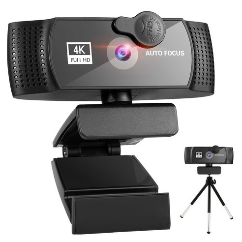 THE WAROOM SHOP 게임용 PC 데스크탑 용 웹캠 1080p HD 및 소음 제거 마이크 USB, 3K, 85x75x65mm, ABS 플라스틱