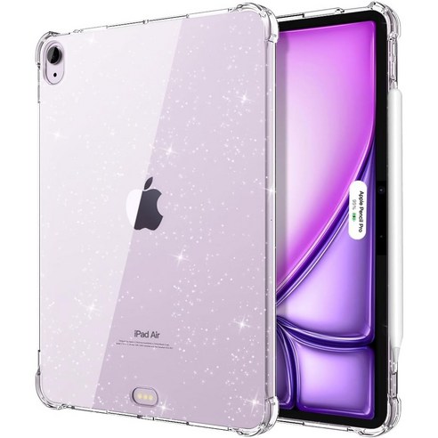 아이패드 에어7세대 M3 11인치 13인치 투명 젤리 케이스 커버 범퍼 클리어 아이친구 Air11 Air13 iPad, 1개