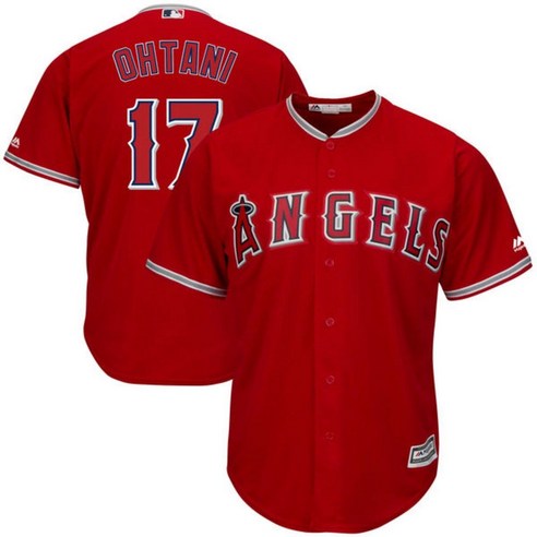 LA 에인절스 오타니 쇼헤이 유니폼 야구 셔츠 해외 할인 가격 색상 사이즈 수량