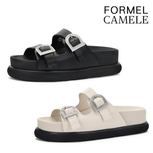 포멜카멜레 샌들 D보석장식 슬라이더5CM FJF1SS047
