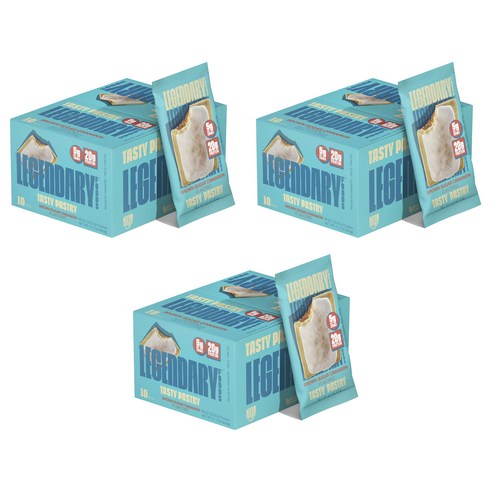 레전더리푸즈 테이스티 페이스트리 브라운 슈가 시나몬 맛, 3개, 610g
