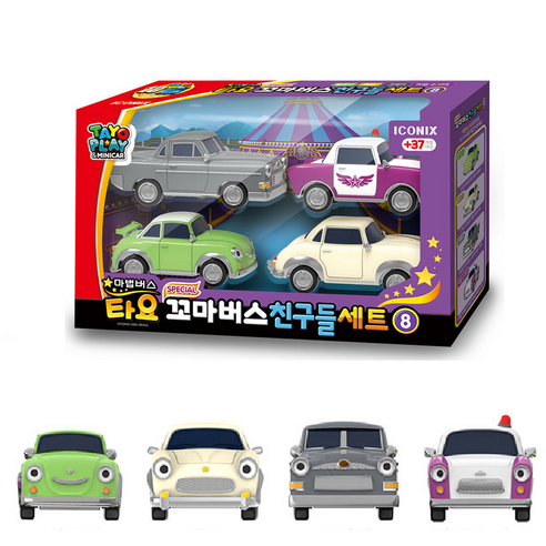 타요 스페셜 꼬마버스친구들세트8/타요미니카