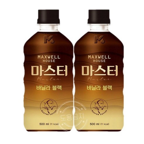 맥스웰하우스 마스터 바닐라블랙 500ml 동서식품 커피음료 사무실, 60개