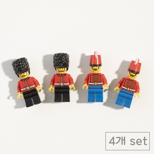 84x84 인테리어 레고 현관문 냉장고자석 마그넷, 보초병4p