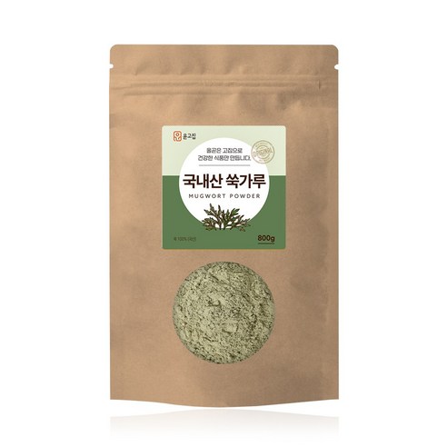 윤고집 국내산 쑥가루 100%, 500g, 1개