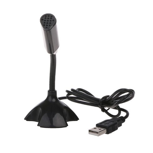USB 마이크 스튜디오 연설 채팅 PC 노트북 마이크에 대 한 홀더와 함께 KTV 마이크 노래, 검은 색