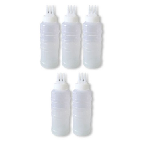 리빙패밀리 잘라쓰는 3구 소스병, 600ml, 5개