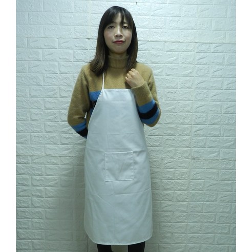 방지 캔버스 데님 앞치마 노동 보호 앞치마 작업 앞치마 소매 커버 용접 앞치마, 1 건, 포켓 화이트 캔버스 폴리카드 앞치마