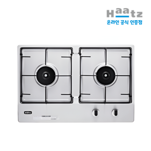 하츠 가로2구가스쿡탑 HGR-2040SDS 가로형 560X370, LPG, HGR-2040SDSH