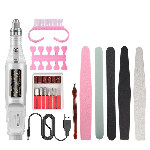Fowod 젤네일 셀프 네일 드릴, 10 pcs, 10개