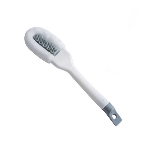 3114 손잡이 부드러운 털 신발 솔, 백색