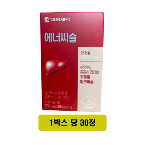 에너씨슬 밀크시슬, 60정, 42g, 1개