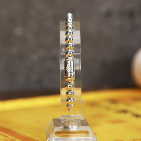 호신불 부적 은 염주 팔찌: 영적 성장, 보호, 내면의 평화를 위한 신성한 동반자