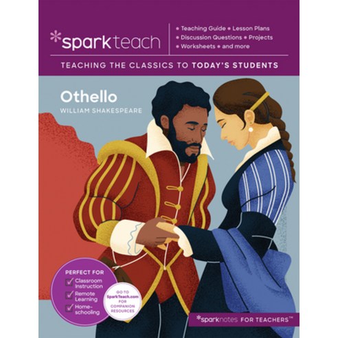 Sparkteach: Othello Volume 14 Paperback, Sparknotes, English, 9781411480063
