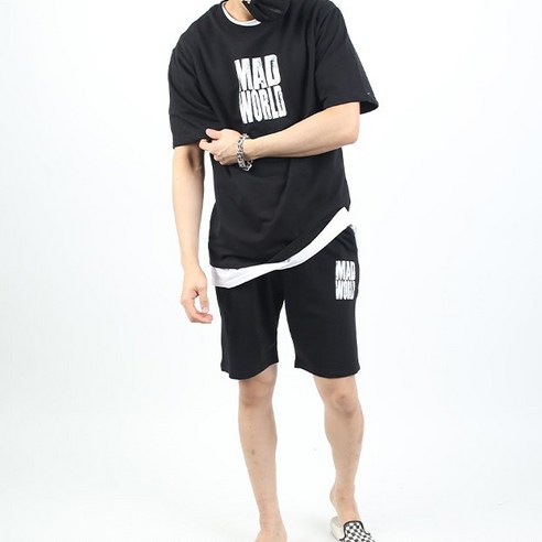 콘피아르 매드 월드 반팔 + 반바지 세트