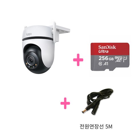 티피링크 Tapo C520WS 400만화소 홈CCTV + micro SD 카드 256GB