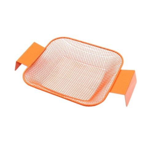 Xzante 낚시 미끼 스크린 철 그물 필터 미니 체 도구 태클 조정 가능한 물고기 모양의 오렌지, 주황색