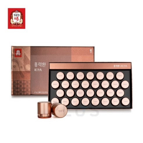 정관장 홍삼환 홍력환 6년근 골드 3.75g x 30환 + 쇼핑백, 30환 + 선물용 쇼핑백