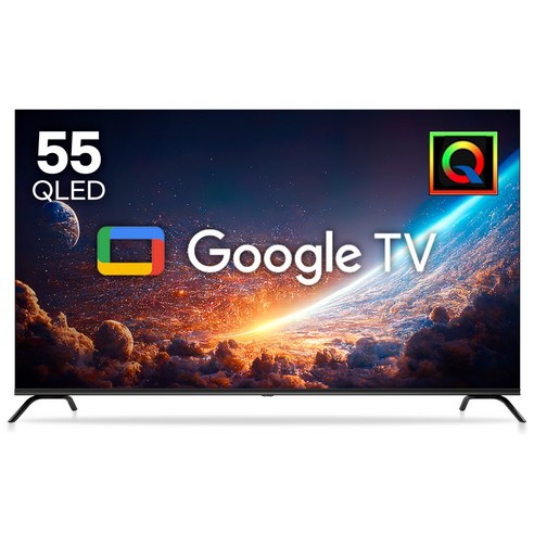 55인치uhdzero 10년AS보장 24년형 퀀텀플러스 55인치 구글TV 이스트라 AU553QLED 4K UHD 안드로이드 스마트 티비, 자가설치 , 138.8cm , AU553QLED