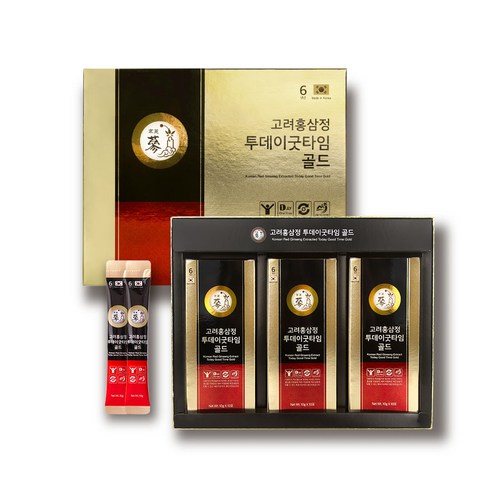 풍년보감 고려홍삼정 6년근 투데이굿타임 골드 + 쇼핑백, 300g, 30개입