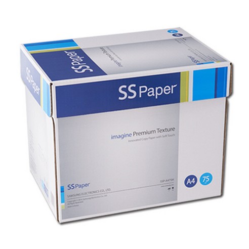 SS페이퍼(SSpaper) A4용지 75g 1박스(2500매)(H) 더블a4용지