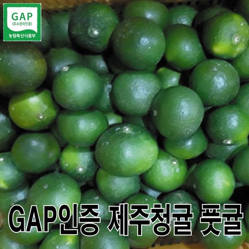 [MD추천] 새콤달콤한 GAP인증 제주 청귤, 1박스, 5kg