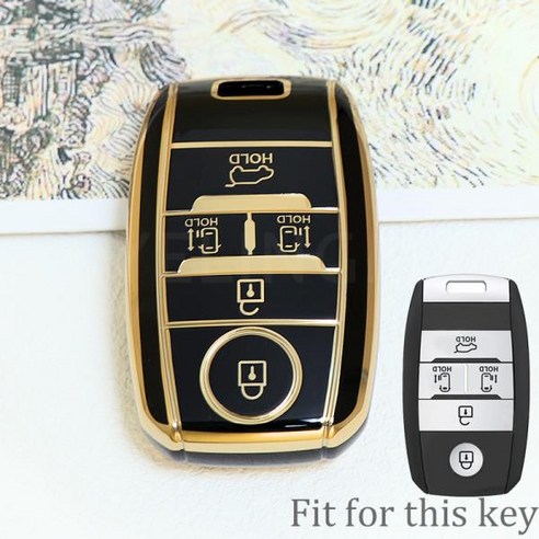 기아 세도나 2020 쏘렌토 그랜드 카니발 2015 거치대 원격 자동차 키 케이스 커버 5 6 단추 쉘 포브, 03 2