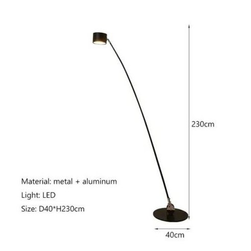 미니멀리스트 롱 폴 LED 플로어 램프 거실 홈 장식 소파 코너 침실 침대 옆 스탠딩 낚시 조명 - 플래시/조명용품 | 쿠팡