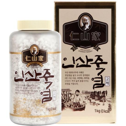[정품] 인산가 인산죽염 9회죽염(흰색) 고체(알갱이) [당일배송], 1kg, 1개
