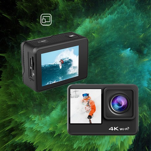 4K 30FPS 듀얼 컬러 스크린 액션캠: 다양한 활동에 이상적인 최고의 액션 카메라