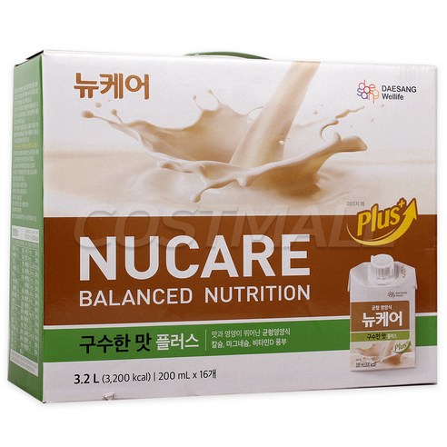 코스트코 뉴케어 구수한맛 플러스 200ml x 30개입 완전균형영양식, 30개