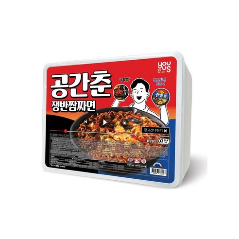 유어스 공간춘 쟁반짬짜면 940g - 컵라면 | 쿠팡