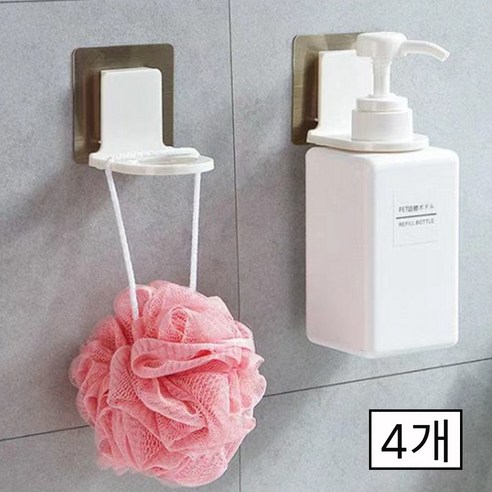 모레츠 공중부양 샴푸걸이 다용도 홀더 4p, 1세트, A투명