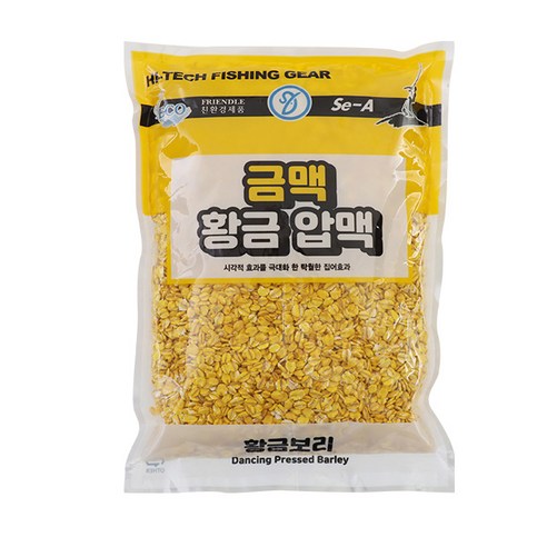 세아 금맥 황금 압맥 노란 압맥 보리 500g 감성돔 낚시 미끼, 단품없음