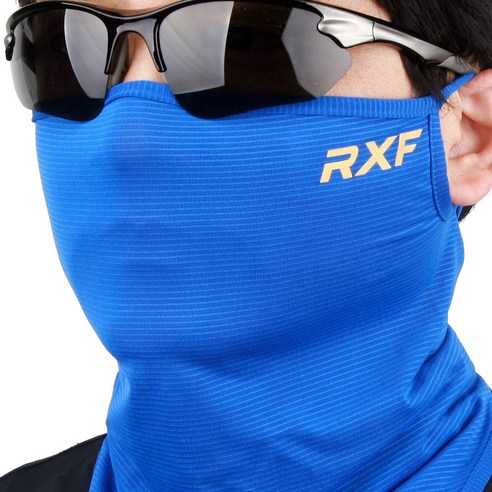 RXF X6 2023년형 냉감마스크 스포츠마스크 골프마스크 쿨워머 여름 넥워머 멀티스카프 쿨스카프 쿨넥 KC인증완료, 블루