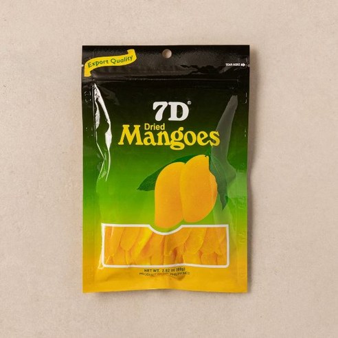 7D 건조망고, 80g, 5개