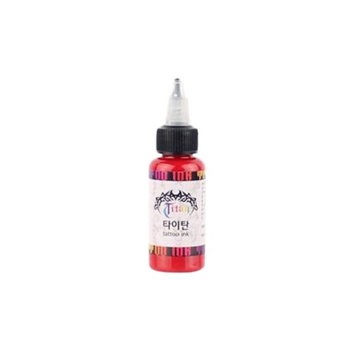 하나뷰티 타투색소 타이탄 문신용 잉크 TITAN TATTOO INK, 1개, 다크레드 - 0.5