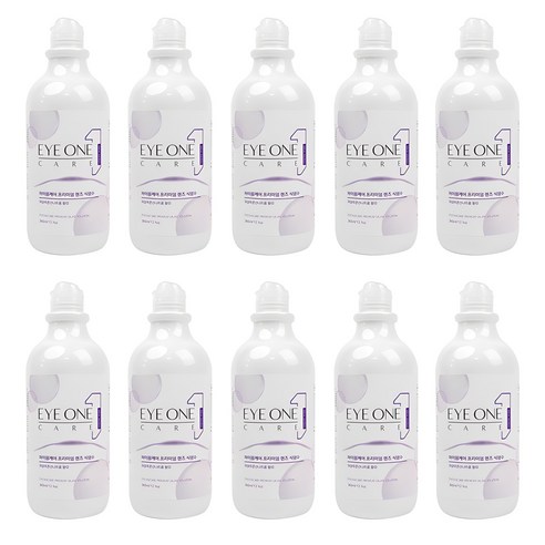 아이원케어 데이워시 히알루론산 함유 프리미엄 렌즈식염수, 360ml, 10개