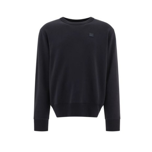 아크네 스튜디오 페이스 로고 맨투맨, 블랙의 매력으로 당신의 스타일을 완성하다.