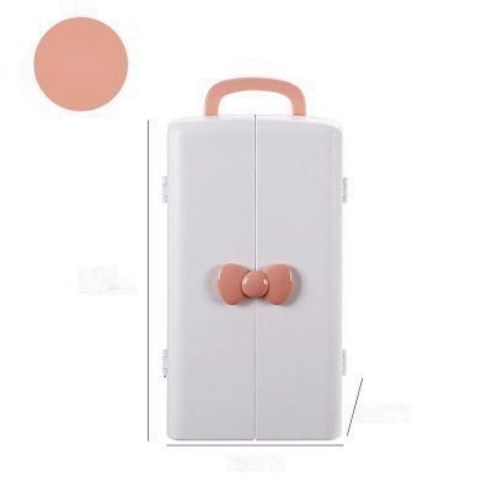 미니 화장대, 분홍색