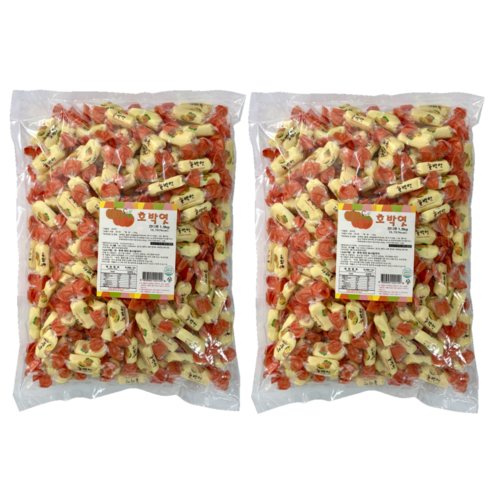 호박엿 1.5kg 대용량 캔디 벌크용 늘푸른 더식품