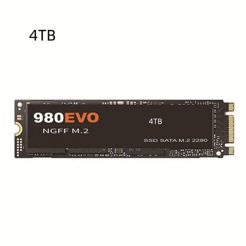 NVMe 990 PRO 휴대용 SSD 노트북 데스크탑 PS4 용 부 하드 디스크 4TB M2 2TB 1TB 드라이브 980EVO NGFF HDD, 4TB NGFF