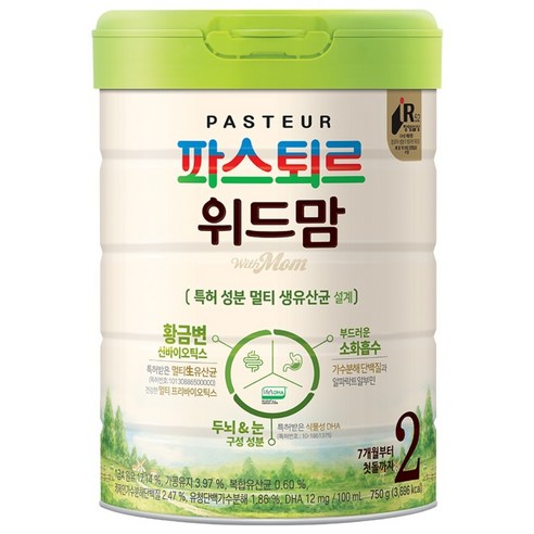 파스퇴르 위드맘 2단계, 750g, 1개