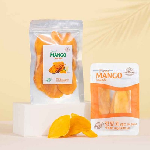 황금빛 유혹, 파베글라스 베트남 황금 건망고 슬라이스로 일상에 달콤한 행복을 더하세요.