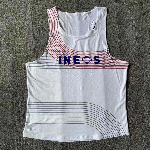 러닝싱글렛 트레이닝복 남성용 러닝용품 마라톤 블랙, S, 30, G005 화이트 베스트