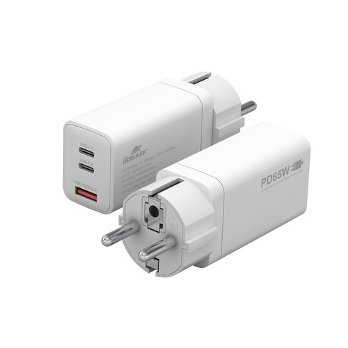 고부기 65W pd 접지형 PPS 3포트 C타입 USB 초 고속 핸드폰 멀티 미니 충전기 어댑터
