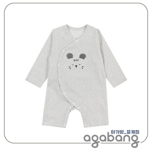 아가방 중계점 범 내려온다 수피마 배내우주 (O/WHITE) *70%세일중* 어흥 호랑이 겨울 배냇 우주복 귀여워